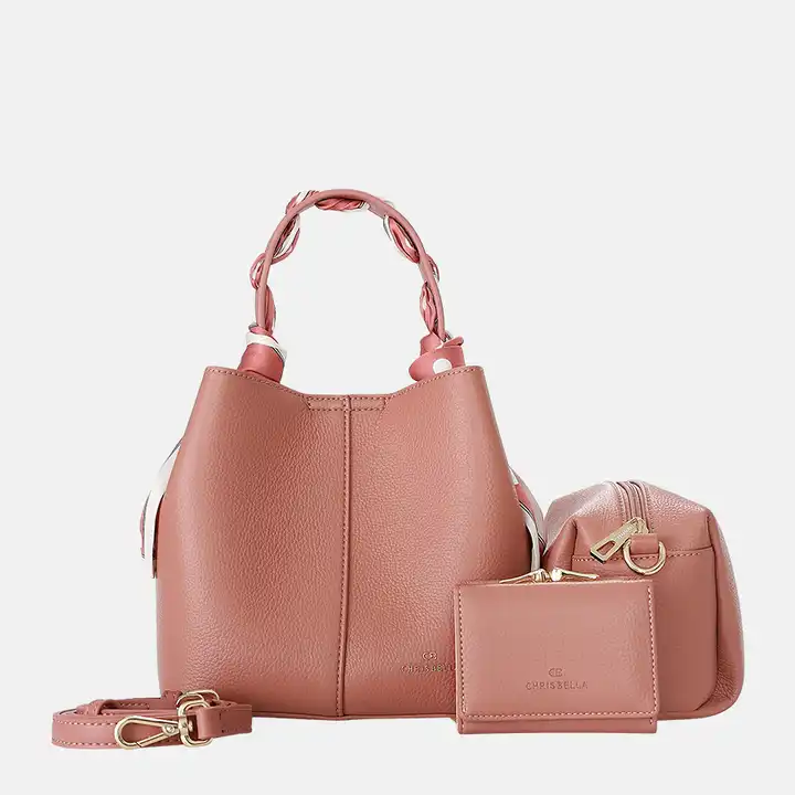 SUSEN Leather 3 Piece Handbags - Zvose