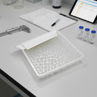 Flacon en verre stérile transparent de 6 ml pour applications d'emballage pharmaceutique injectable