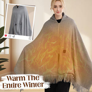 Manta Térmica Portátil <span class=keywords><strong>de</strong></span> Fábrica para Exteriores, Chal Calefactable, Lavable, para Adultos, Invierno, Plegable, <span class=keywords><strong>de</strong></span> Franela, Eléctrica - Product Image 2