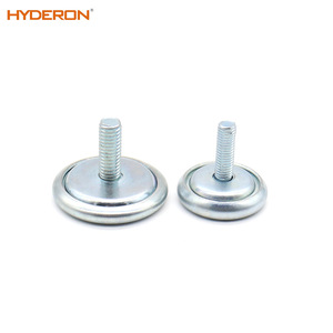 Pieds réglables tout acier Hyderon, pieds de meubles industriels robustes, pieds de nivellement pour machines - Product Image 1