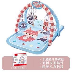 0M+ Newborn Baby Play Blanket Piano Fitness Frame Gym Mat Infant Toddler Toys Animals Hanging Rattles Non-toxic ABS Plastic - Product Image 6