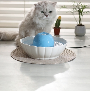 <strong>Cat</strong> Water Dispenser Pet Bowl Feeder <strong>Ceramic</strong> Water Bottle Automatic Drinking <strong>Fountain</strong> - Product Image 1