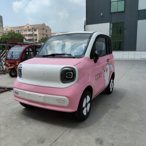 Minicoches Eléctricos de Cuatro Puertas y 4 Plazas Sin Licencia, 1000w 3000w, Baja Velocidad 45Km/h, Mini EV Eléctrico Cerrado con Caja de Cambios S para Adultos - Product Image 2
