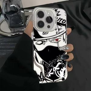Cassa colorata del telefono del PC dell'anime per iPhone 17 Pro Max 15/14/13 /12/ 16 Pro Uchiha Kakashi unico & per i disegni di <span class=keywords><strong>Uzumaki</strong></span> e XS XR - Product Image 6
