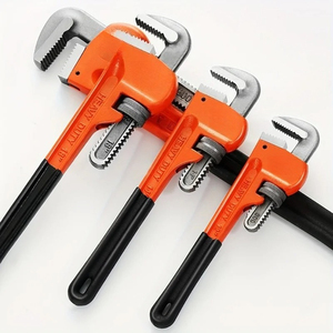Clé à tuyau réglable universelle pour <span class=keywords><strong>robinet</strong></span>, pince robuste pour plomberie, outils de plombier - Product Image 2