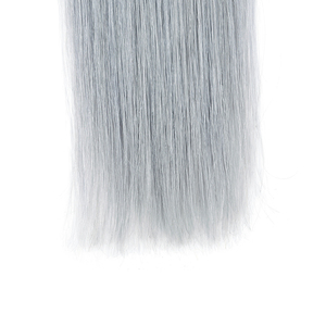 ผมต่อแบบ U-Tip เคราติน ยี่ห้อ KSWIGS ผมแท้บราซิล เกรดพรีเมียม สีเทาเงิน คุณภาพสูง เนื้อผมนุ่มสลวย แบบ Double Drawn ยาว - Product Image 4