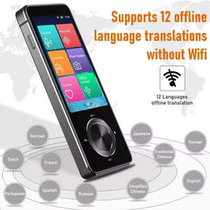M9 traduttore portatile intelligente aggiornamento interprete vocale istantaneo supporta 16 lingue Offline in tempo reale connettività <span class=keywords><strong>WiFi</strong></span> - Product Image 6