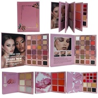 Palette de fards à paupières multi-usages en forme de livre, imperméable, 78 couleurs, nacré, mat, pailleté, surligneur, contour, pour peaux foncées/claires