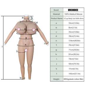 ชุดคอสเพลย์แบบเต็มตัว ผิวเหมือนจริง พร้อมหน้าอกขนาดใหญ่ ชุดจำลองอวัยวะเพศหญิง ฟอร์มหน้าอก ตุ๊กตาเซ็กซี่ สำหรับคอสเพลย์ ครอสเดรสเซอร์ และสาวประเภทสอง - Product Image 5
