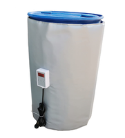 120v 220v 200 litres 55 gallons couverture de veste de chauffage de tambour industriel électrique avec régulateur de température