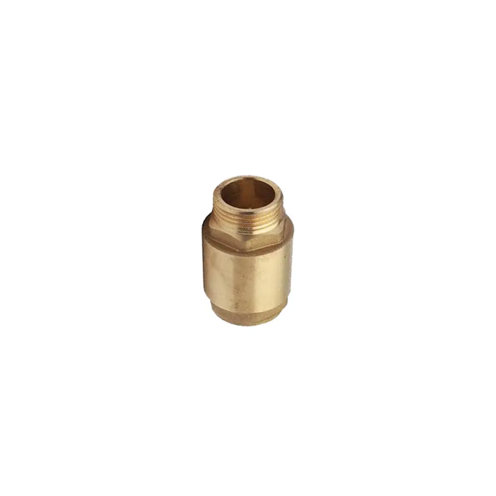 Best price hot selling male female brass vertical check valve spring lifting type threaded check valve customized for sale
