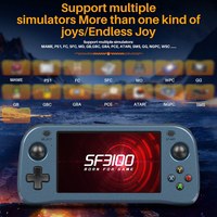 Nouvelle console de jeu portable SF3100 2026 avec processeur double cœur 1.2G, 2 Go de RAM DDR3 et grand écran de 4,5 pouces