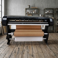 Traceur de découpe vertical à jet d'encre 1900 mm, traceur de motifs CAO HP45 à double cartouche avec nettoyage automatique pour la création de patrons de vêtements