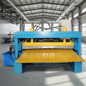 리안나이 고속 컬러 강판 타일 제조 기계 트라페조이드 지붕판 롤 성형 기계 - Product Image 1