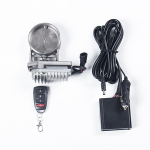 Sin Auto Parts 51mm 63mm 76mm Electric Motor Exhaust Valve Car Catback Modification SS304 Cutout Welding Pipe Open Close <strong>Flap</strong>