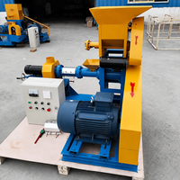 Petite machine extrudeuse d'aliments flottants pour poissons, machine à granulés pour l'aquaculture, pour tilapia, carpe, poisson-chat