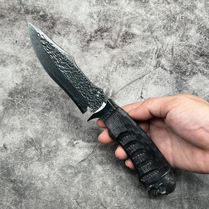 New Arrival handmade VG10 Damascus thép cố định Blade dao săn bắn ngoài trời Survival chiến thuật cắm trại dao sọ đầu - Product Image 5