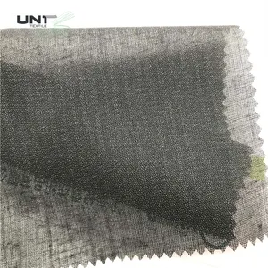 Custom Eco-friendly Cotton Interlining Garment Woven Interlining Fusible Shirt Interlining