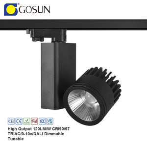 <span class=keywords><strong>GOSUN</strong></span> 5 ans de garantie Qualité 15/24/30/36/40/60 degrés CRI90/97 32W Commercial Indoor LED Upright Track Light - Product Image 2