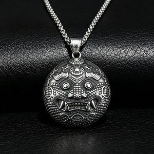 Yunnique - Colgante de Campana Pixiu de Acero Inoxidable de Estilo Chino Tradicional, Collar Unisex, Amuleto de Buena Suerte, Regalo - Product Image 2