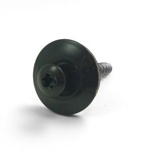 Tornillo para madera con cabeza de caída de sebo marrón de acero inoxidable A2 con arandela Ø 20 4,5X60 Ø 20 SKU 8A90004 - Product Image 2