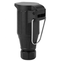 Connecteur de remorque européen 12V 13 broches avec couvercle en PVC, prise de remorque 13 pôles, connecteur de remorquage de caravane 12V