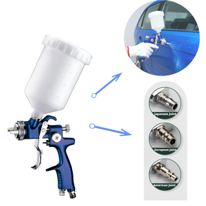 Kit de Pistola de Pulverización de Aire de Alta Presión, para Retoques de Pintura de Automóviles y Muebles de Madera, con 150 ml, 0.5/0.8/1.0 mm, HVLP, Alimentación por Gravedad - Product Image 4