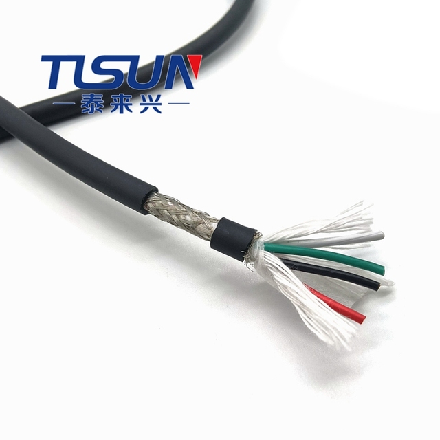 UL/CE Certified 2464 4X20AWG Multi-core Shielded Cable for Electronic Wires