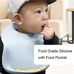 Ensemble d'alimentation pour bébé en silicone de qualité alimentaire Refine Factory, sans BPA, avec bavoir souple, assiette incassable, bol antidérapant et cuillère sûre - Product Image 5