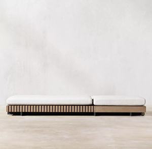 Chaise longue <span class=keywords><strong>de</strong></span> luxe en teck pour la plage, la piscine, la cour, l'hôtel, la villa, durable - Product Image 5