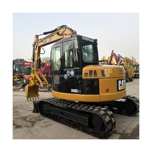 Miniexcavadora Usada Cat308 Original Hidráulica de Orugas Japonesa Cat308 308E 308D 306E2 305.5E2 de 8 Toneladas con EPA - Product Image 1