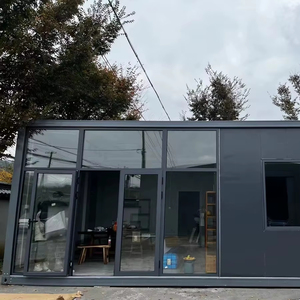 Châu âu nhập khẩu có thể tháo rời Modular thép nhà cửa hàng SH container salon với cabin cho 1 hoặc 2 phòng ngủ sử dụng như văn phòng - Product Image 1