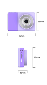 Yuniq Kids 4K Point Shoot <strong>Digital</strong> <strong>Camera</strong> HD 3.0 Inch 1000mAh High Quality Battery D6 CCD for Adults College Students MicroSD <strong>MP3</strong> - Product Image 2