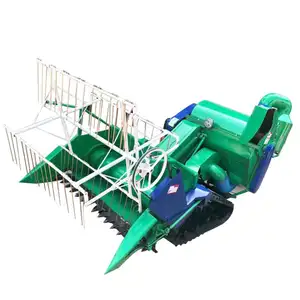 Cheap Price Small Rice Combine Harvester Mini Grain Harvesting Crawler Rice Wheat Combine Harvester Machine Price In Ghana