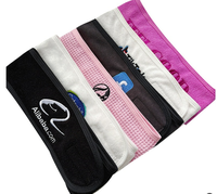Bandeau de cheveux coloré personnalisé OEM pour femmes Accessoires pour cheveux Bandeau facial de spa avec logo personnalisé Bandeaux pour soins de la peau pour salon de beauté et spa