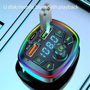 เครื่องรับสัญญาณ FM ไร้สาย เครื่องส่งสัญญาณ FM Q7 ที่ชาร์จในรถยนต์แบบ PD ชาร์จเร็ว พอร์ต USB คู่ ที่ชาร์จโทรศัพท์ เครื่องเล่น MP3 - Product Image 3