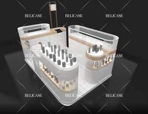 Kính sang trọng tủ trưng bày với ánh sáng Nước hoa Showcase hương thơm hiển thị hiển thị trường hợp nước hoa Kính truy cập nước hoa thanh <span class=keywords><strong>kiosk</strong></span> - Product Image 3