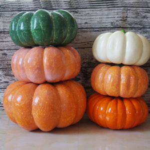 Spot Supply Simulación Calabaza Espuma <span class=keywords><strong>Fa</strong></span> K <span class=keywords><strong>e</strong></span> Calabaza Centro comercial Hotel Accesorios de decoración de Halloween - Product Image 2