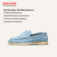Mocassins en Cachemire Tricoté Respirant pour Femme – Chaussures Plates Décontractées et Confortables à Enfiler pour le Printemps, l'Été, la Marche Urbaine et le Quotidien