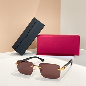 Lunettes de soleil classiques en métal pour hommes, de marque, pour le cyclisme en plein air, la pêche, protection UV, lunettes de soleil tendance - Product Image 5