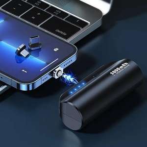 พาวเวอร์แบงค์สำหรับ Mi ที่ชาร์จแบบพกพา5000Amh ไร้สายระบบแม่เหล็กชาร์จเร็วสำหรับ <span class=keywords><strong>iPhone</strong></span> - Product Image 4