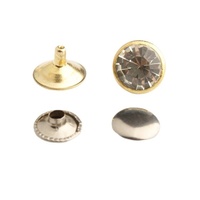 Vente directe d'usine haut de gamme bricolage boutons en métal personnalisé Rectangle Rivets tuyau perceuse capuchon clou pour vêtements sacs en gros