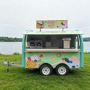 Fully Equipped Coffee Trailer Fast Burger Truck CE Certified Dessert Street Food <b>Cart</b> - Product Image 4