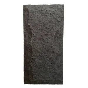 Wholesale Background Polyurethane Mushroom Stone Wall Panel For Decoration High Hardness Faux PU Stone Interior And Exterior