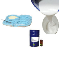Rtv2 caoutchouc de silicone liquide pour faire statut ciment polyuréthane moule matière première caoutchouc de silicone liquide