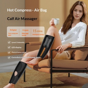 Masseur de jambes à ondes d'air, instrument électrique de pétrissage par airbag pour le drainage des méridiens musculaires du mollet, soulagement des varices, modèle L522 - Product Image 2