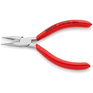 คีม KNIPEX 25 03 125 สำหรับช่าง - คีมปากโค้งครึ่งวงกลมและคีมตัดด้านข้าง (คีมวิทยุ) เคลือบเรซิน - Product Image 2
