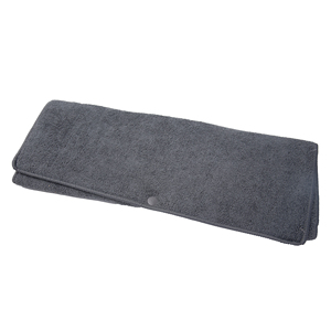 Égouttoir à vaisselle pliable léger en plastique gris avec tapis de séchage pour assiettes et tasses, et tapis en microfibre - Product Image 2