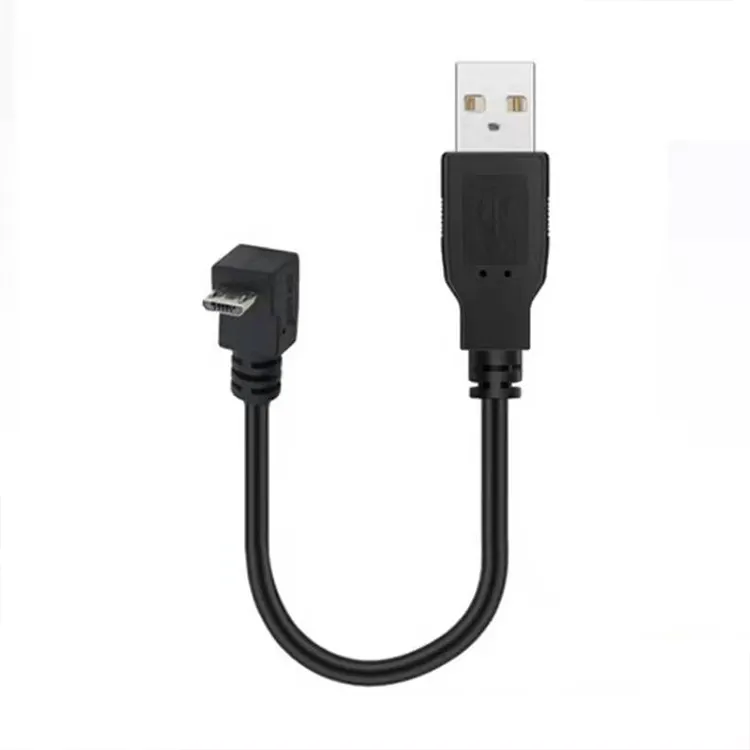 90 degree angled up down left right angle micro B usb USB2.0 a data charging cable up angled micro usb cable