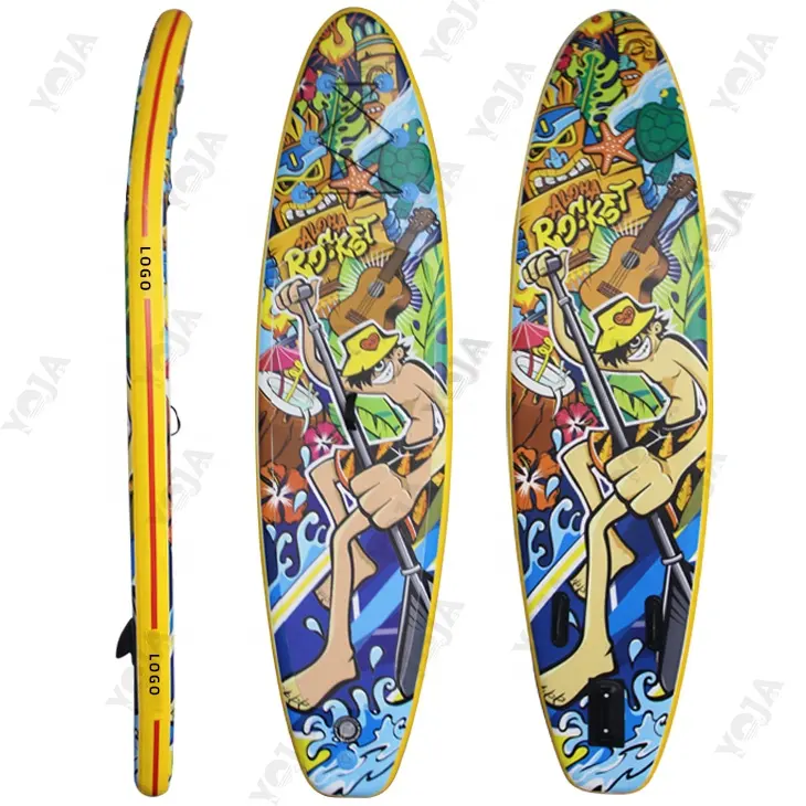 Nieuw Ontwerp Cool Boy Beste Opblaasbare Paddle Board Peddel Sup Board Surfplank Opblaasbare Paddleboard Met Sup Board Bag